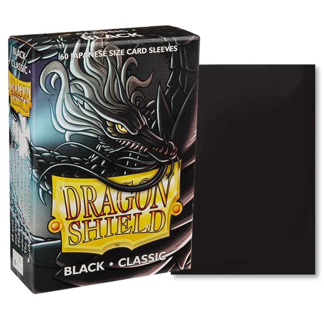 DRAGON SHIELD BLACK CLASSIC JAPANESE 60ct