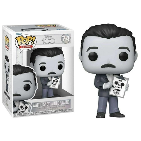 Funko Pop Disney 100 Walt Disney With Drawing 74