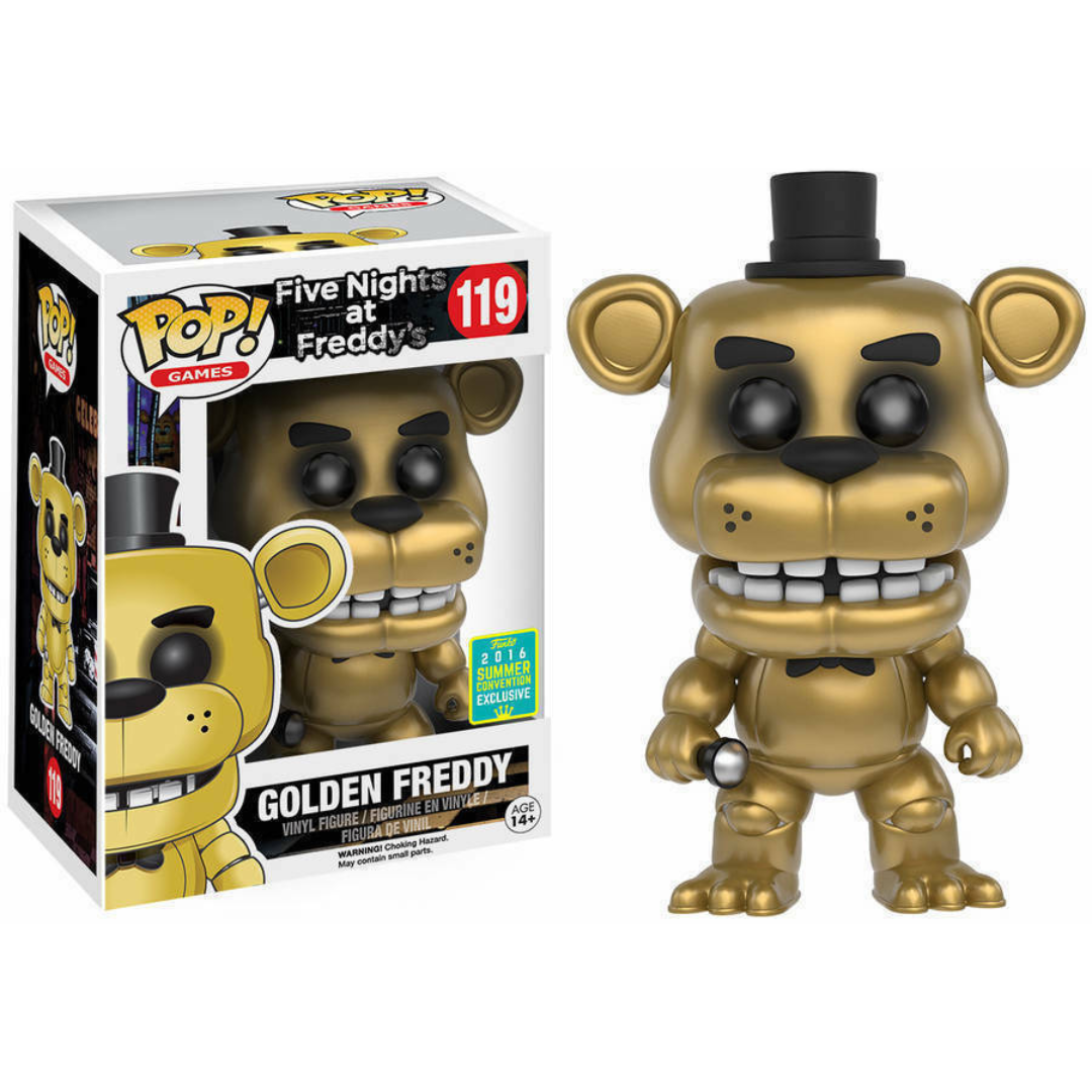 Funko Pop Games Five Nights at Freddy's FNAF Golden Freddy 119 2016 Summer Convention