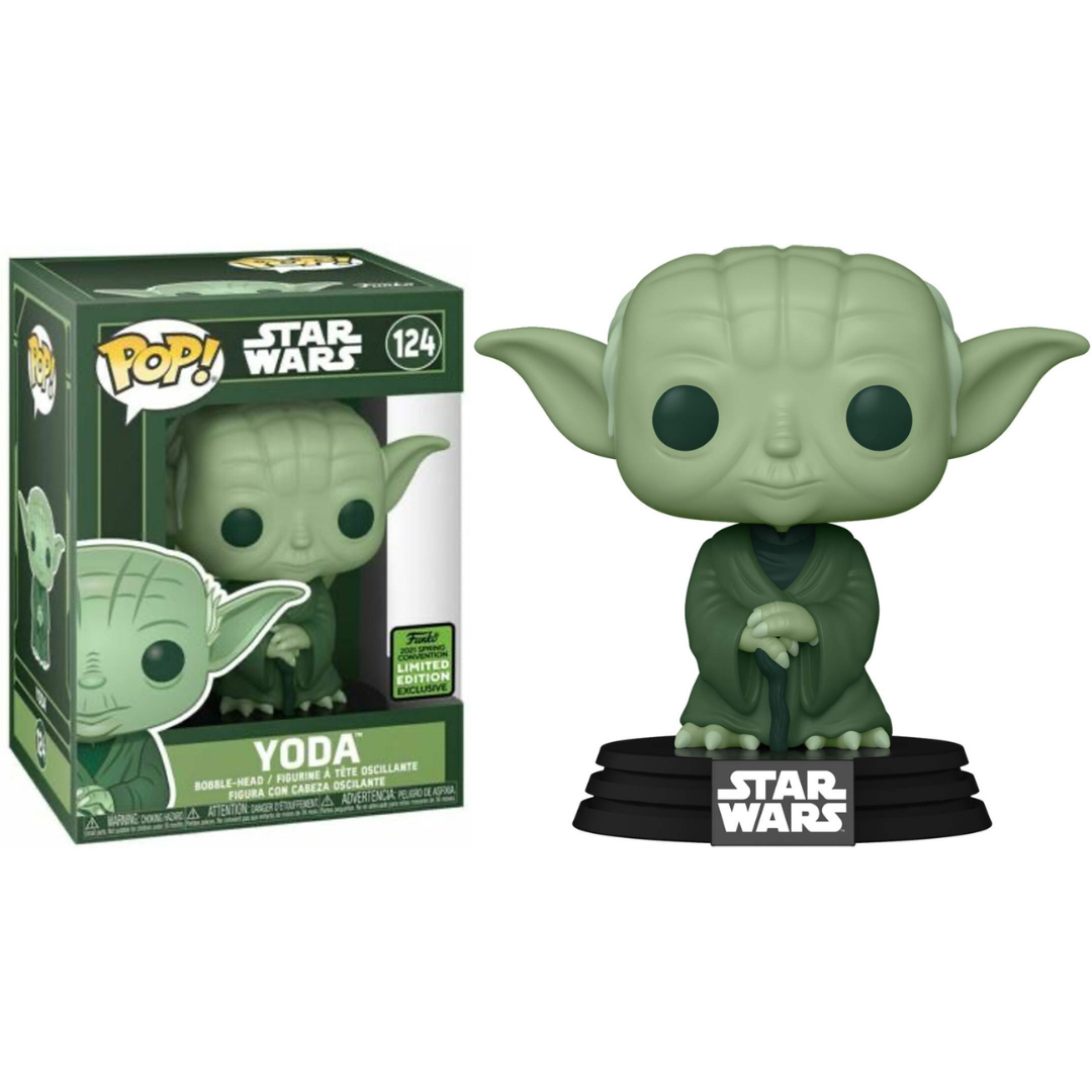 Funko Pop Star Wars Yoda 124 2021 Spring Convention Limited Edition Exclusive