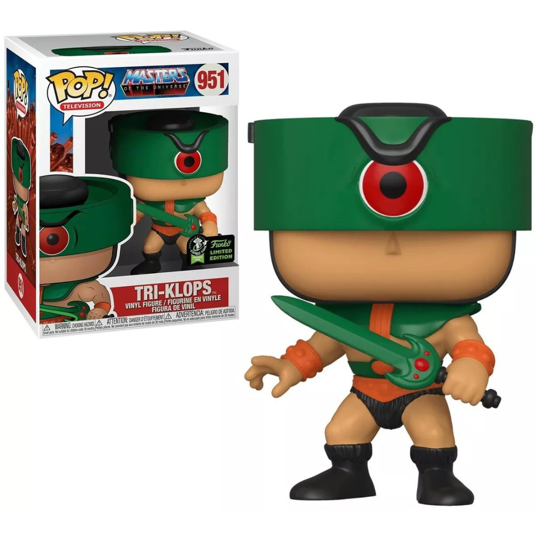 Funko Pop Master of the Universe MOTU Tri-Klops 951 Emerald City Comiccon