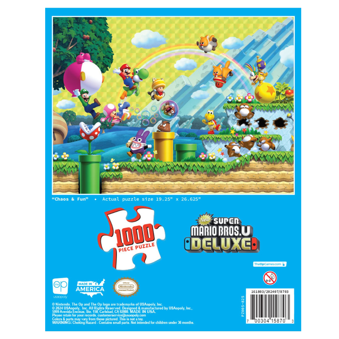 Puzzle New Super Mario Bros. U Deluxe Chaos & Fun 1000 PCS