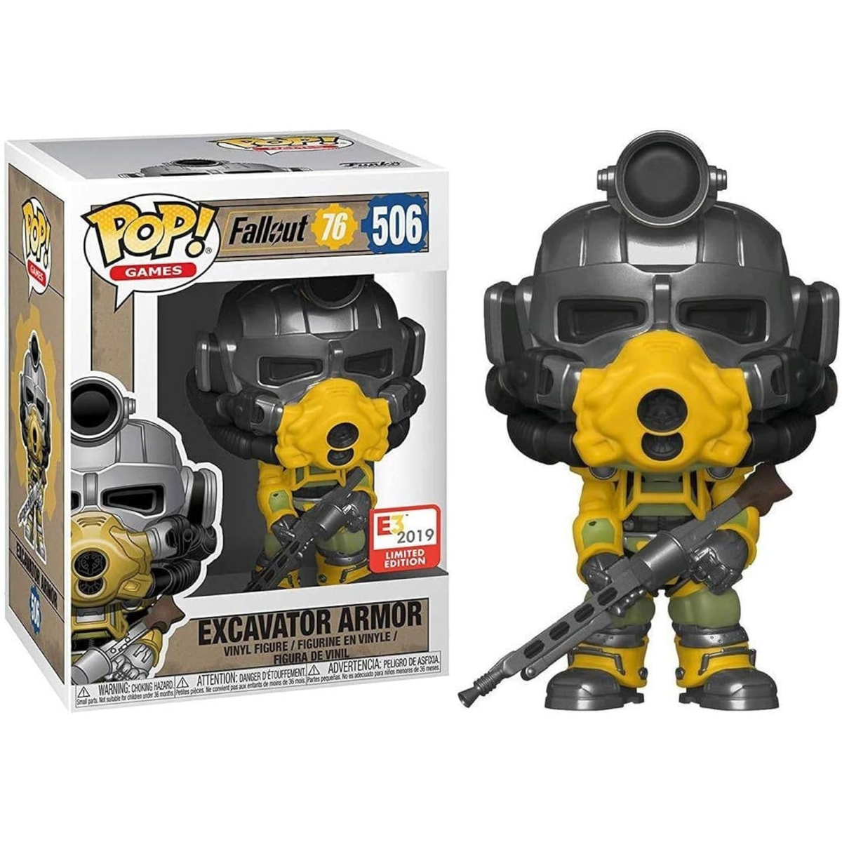 Funko Pop Games Fallout 76 Excavator Armor 506 E3 2019 Limited Edition