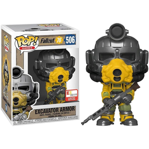 Funko Pop Games Fallout 76 Excavator Armor 506 E3 2019 Limited Edition