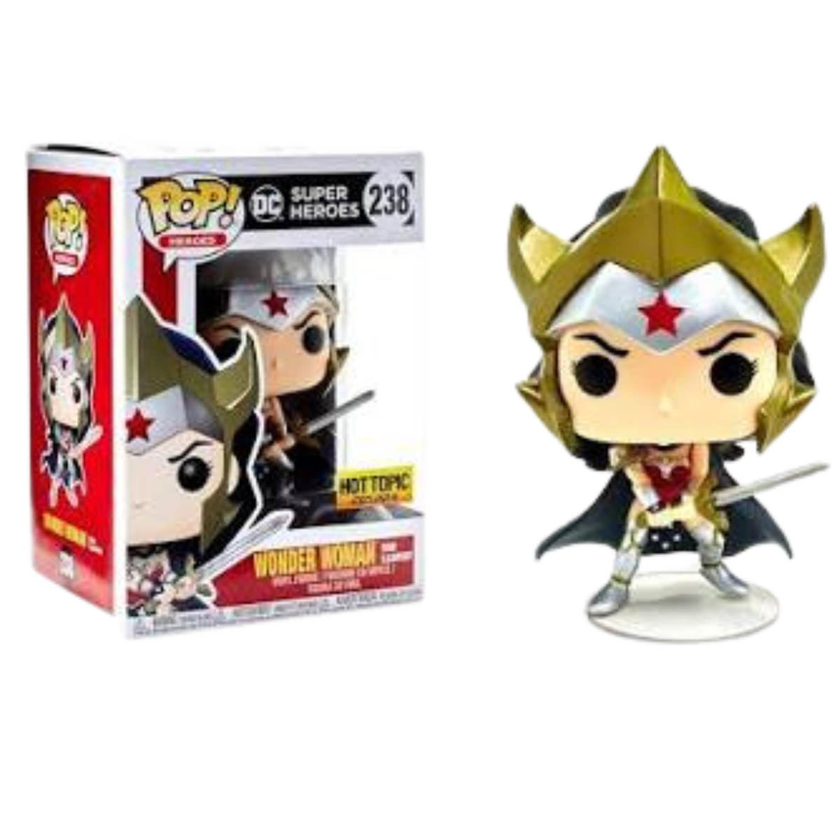 Funko Pop DC Super Heroes Wonder Woman From FlashPoint Hot Topic Exclusive 238
