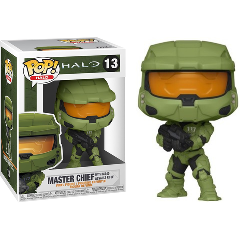 Funko Pop Halo Master Chief With MA40 Assault Rifle 13
