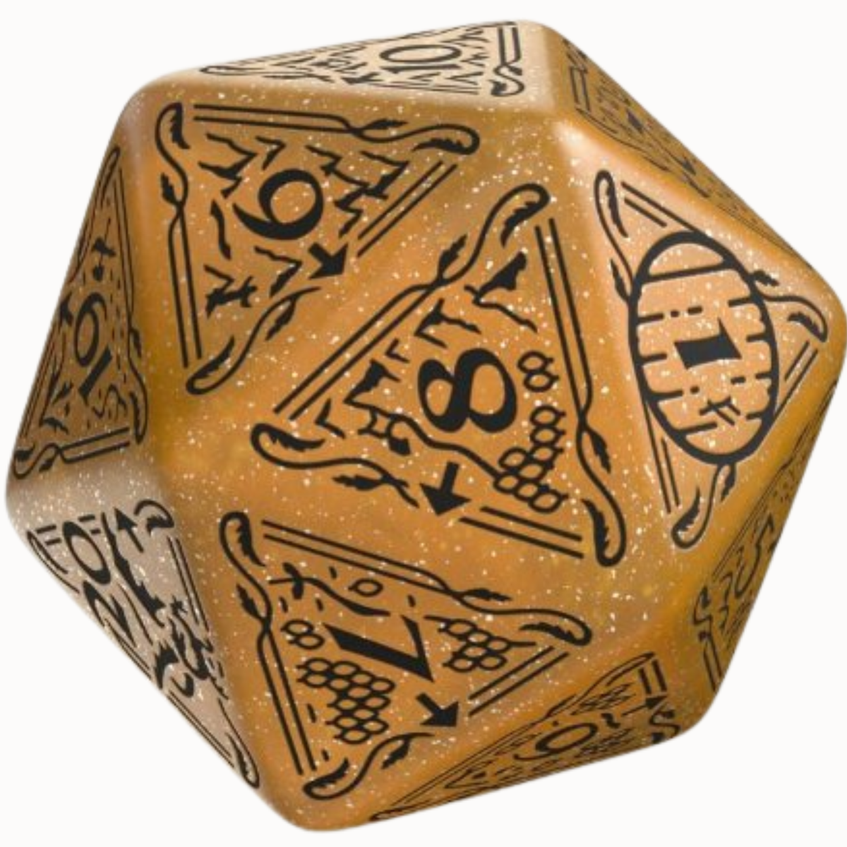 The Hobbit Spindown D20 TCG Jumbo Die - Solaris