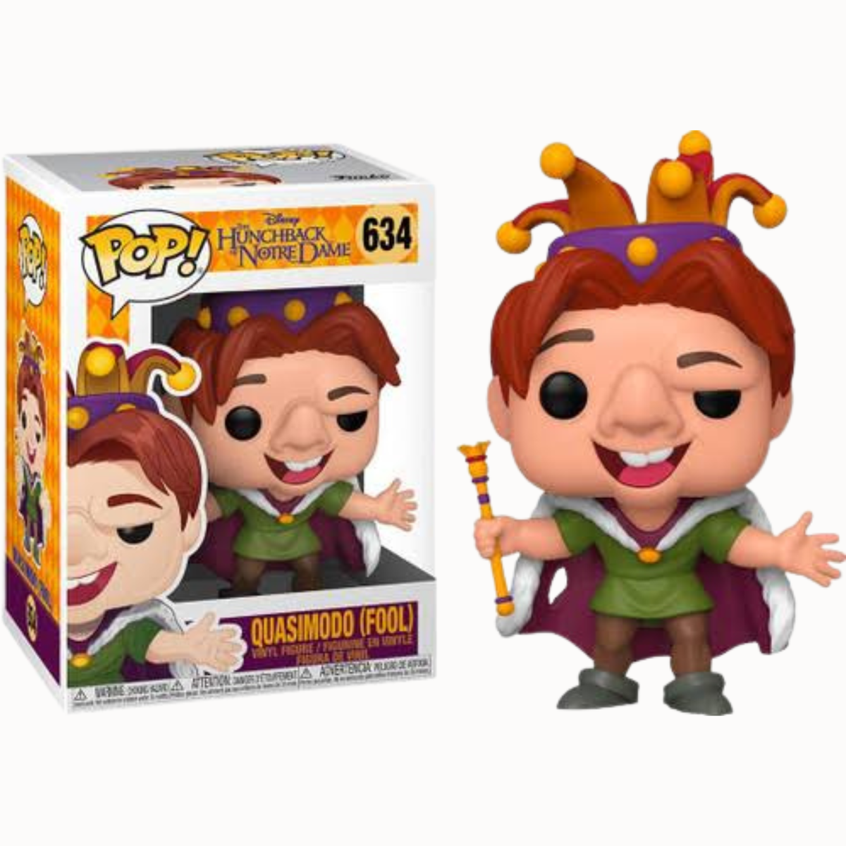 Funko Pop The hunchback of NotreDame Quasimodo (Fool) 634
