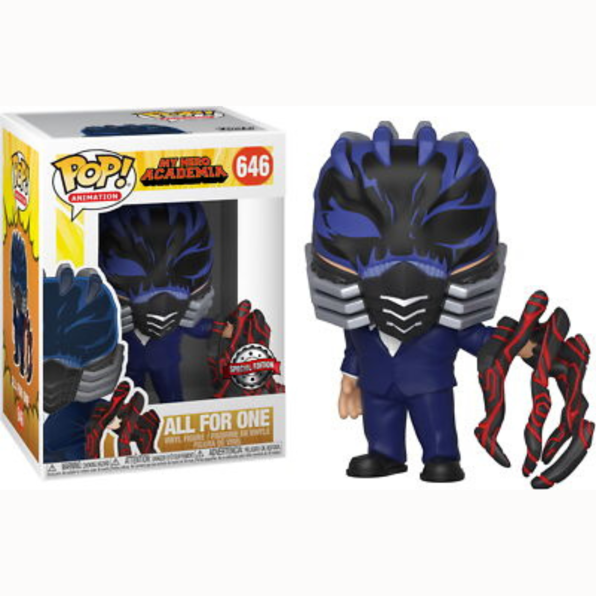 Funko Pop Anime My Hero Academia All For One 646 Special Edition