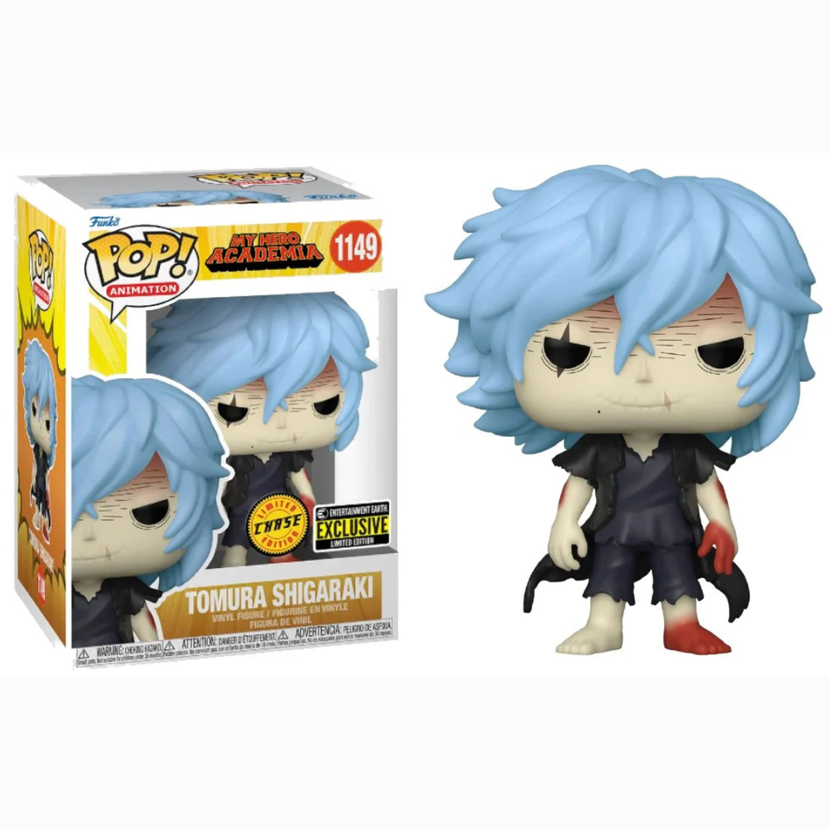 Funko Pop Anime My Hero Academia Tomura Shigaraki 1149 Chase Entertainment Earth Exclusive