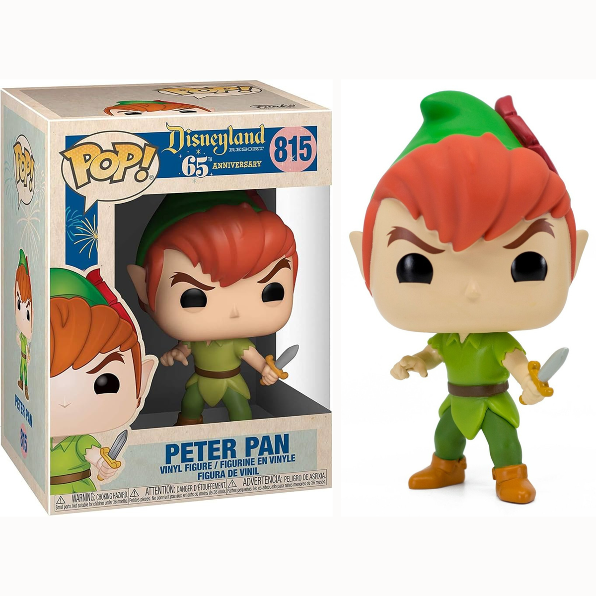 Funko Pop Disneyland Resort 65th Anniversary Peter Pan 815