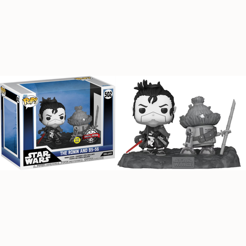 Funko Pop Star Wars The Ronin And B5-56 502 GITD Special Edition