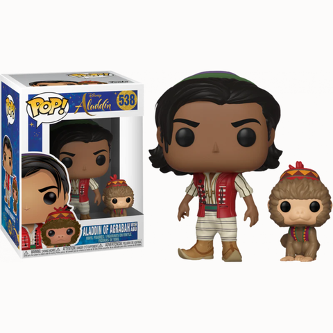 Funko Pop Disney Aladdin Aladdin Of Agrabah With Abu 538