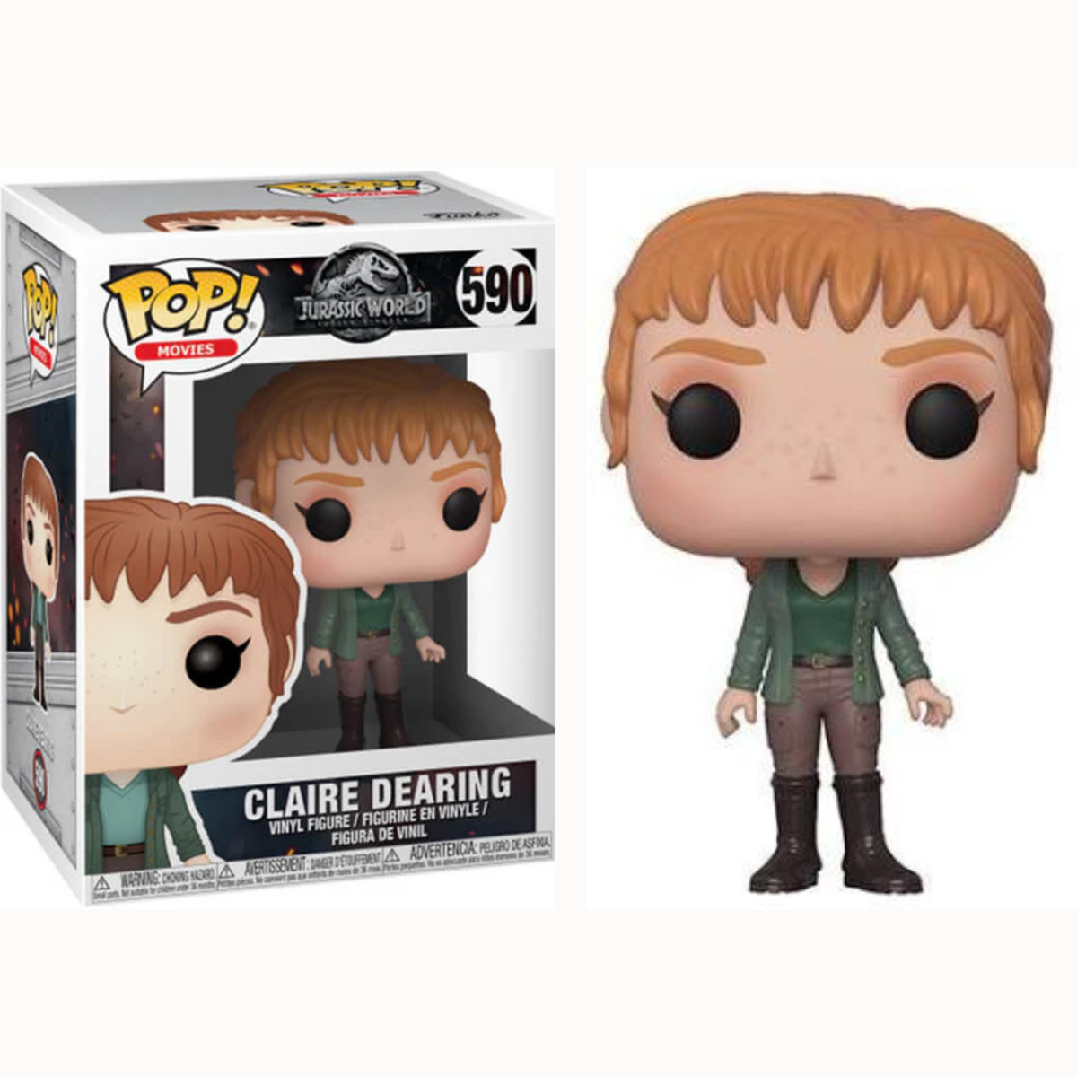 Funko Pop Movies Jurassic World Fallen Kingdom Claire Dearing 590