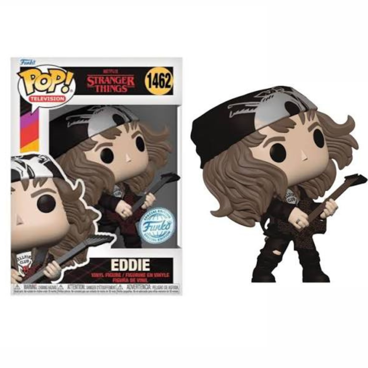 Funko Pop Stranger Things Eddie 1462 Special Edition
