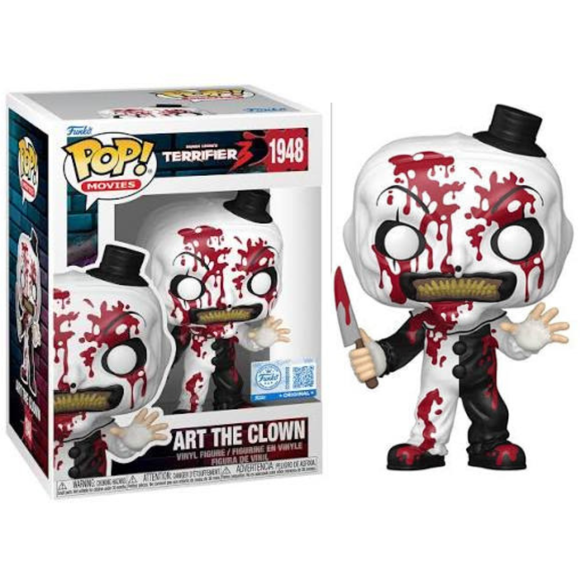 Funko Pop Terrifier 3 Art the Clown 1948 Special Edition