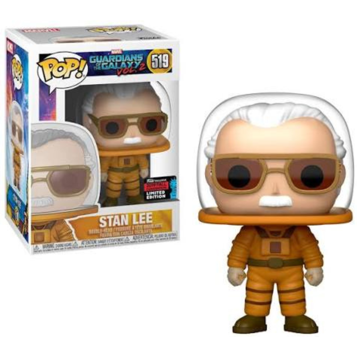 Funko Pop Guardians of the Galaxy Vol. 2 Stan lee 519 2019 Fall Convention