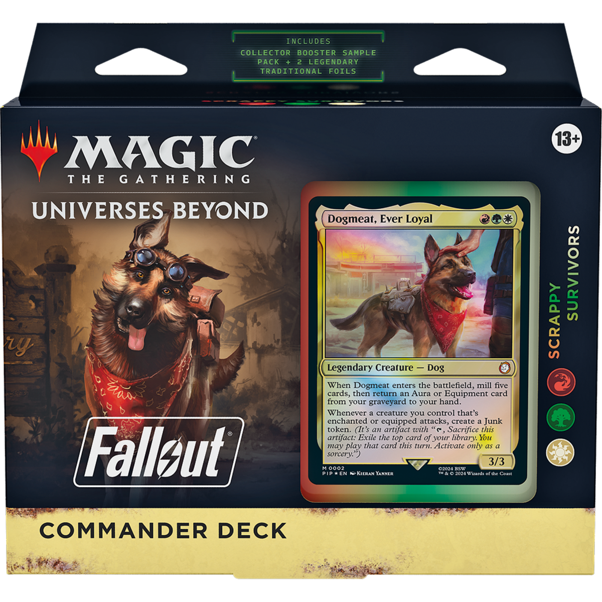 Magic the Gathering MTG - Fallout Commander Deck - Scrappy Survivors