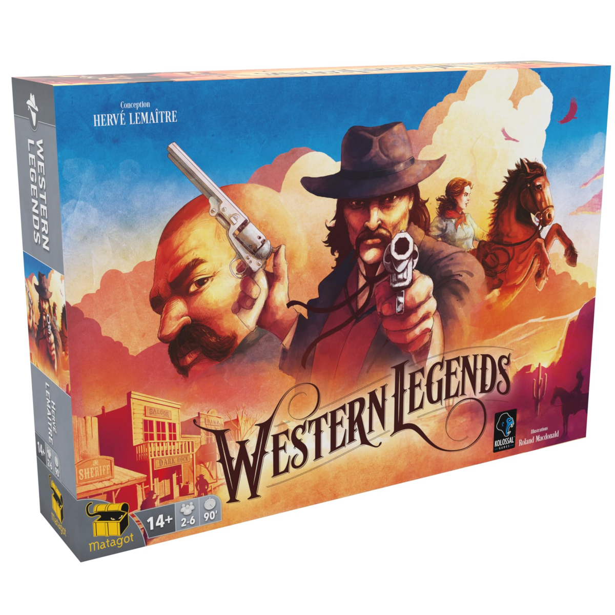 Western Legends Board Game