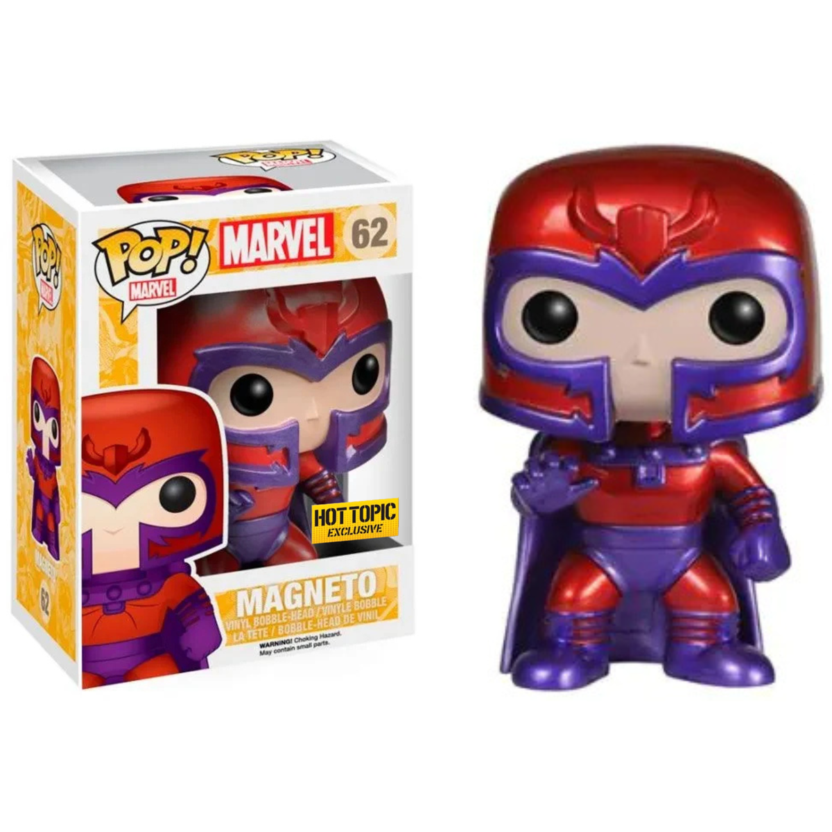 Funko Pop Marvel X-Men Magneto 62 Hot Topic Exclusive