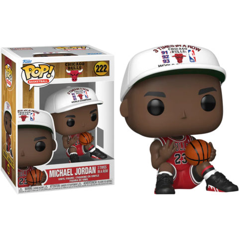 Funko Pop Sports Basketball Chicago Bulls Michael Jordan 3 Times In a Row 222