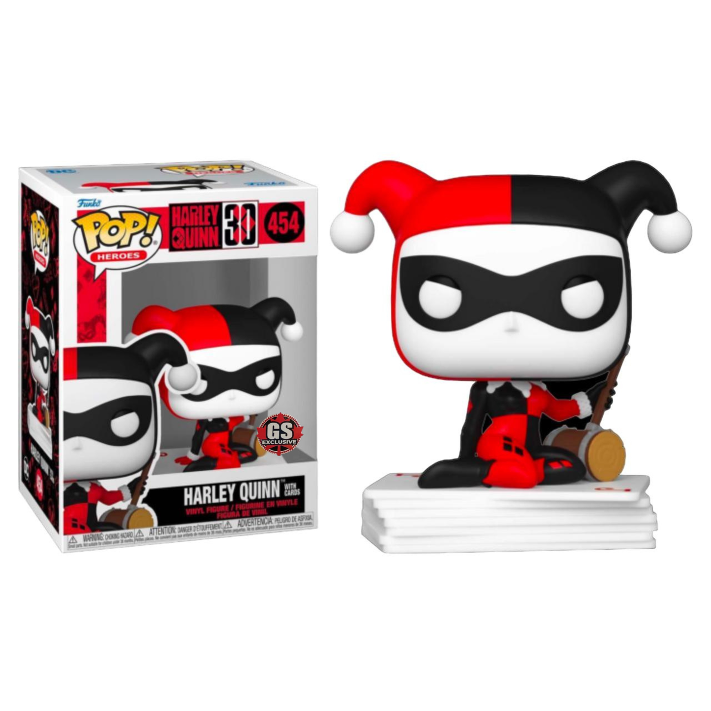 Funko Pop Heroes DC Harley Quinn 30 Harley Quinn 454 GS Exclusive