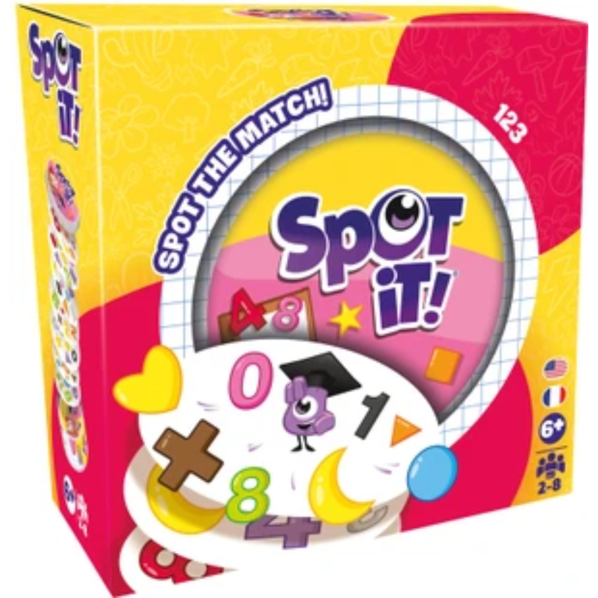 Spot It! 1,2,3 Board Game