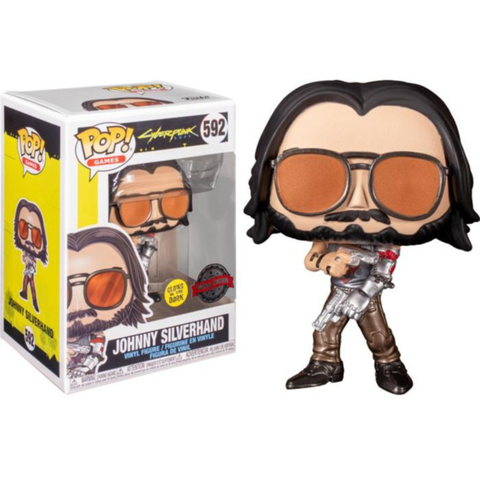 Funko Pop Cyberpunk 2077 Johnny Silverhand 592 GITD Special Edition