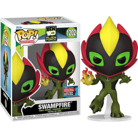 Funko Pop Animation Ben 10 Alien Force Swampfire 1202 2022 Fall Convention