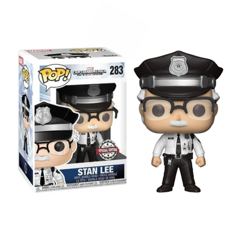 Funko Pop Marvel Captain America The Winter Soldier Stan Lee 283 Special Edition