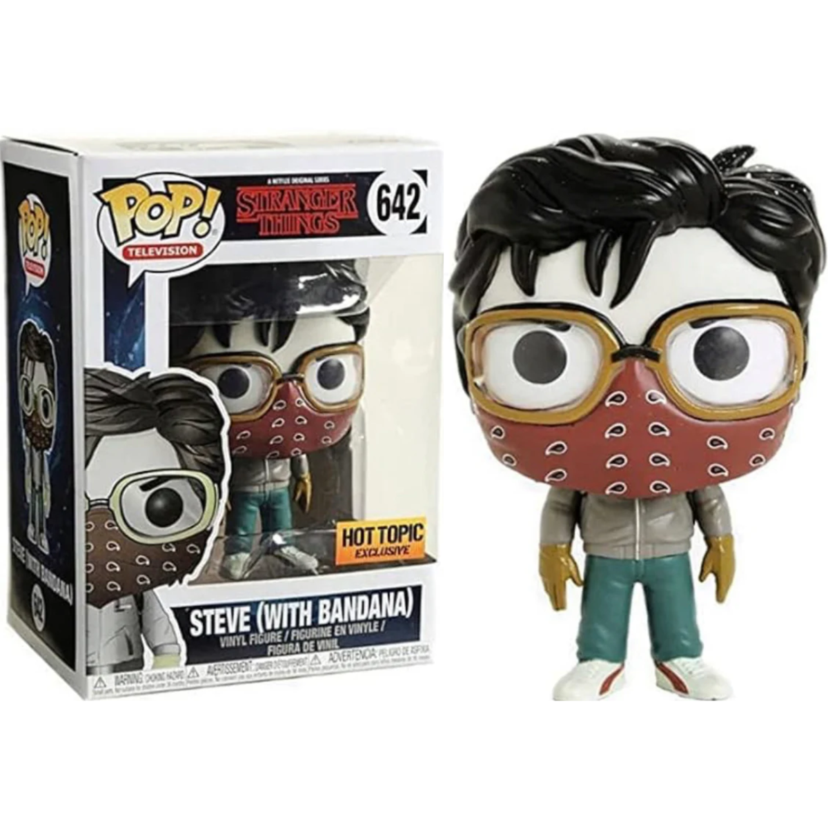 Funko Pop Stranger Things Steve (With Bandana) Hot Topic Exclusive 642