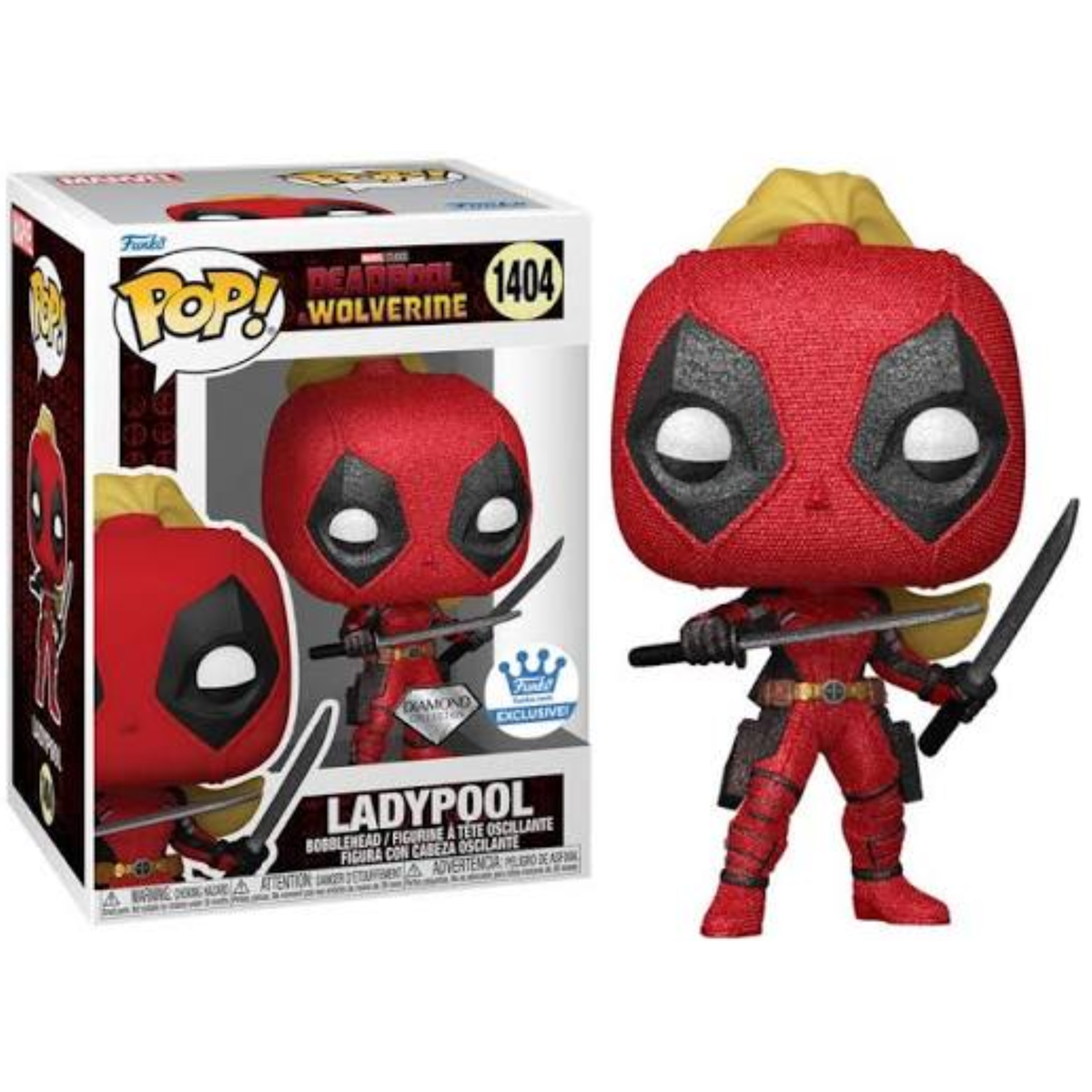 Funko Pop Marvel Ladypool Diamond Collection Funko Exclusive 1404