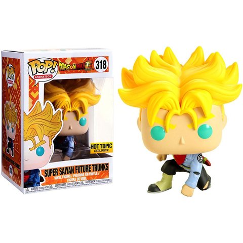 Funko Pop Anime Dragon Ball Super Super Saiyan Future Trunks 318 Hot Topic Exclusive
