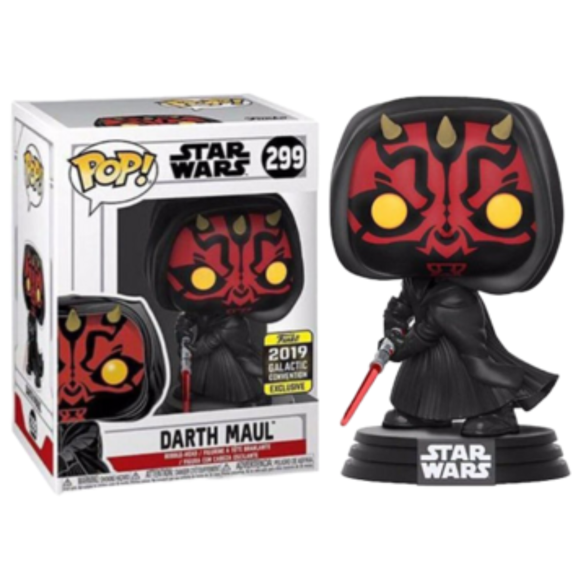 Funko Pop! Star Wars Darth Maul 299 Galactic Convention Exclusive