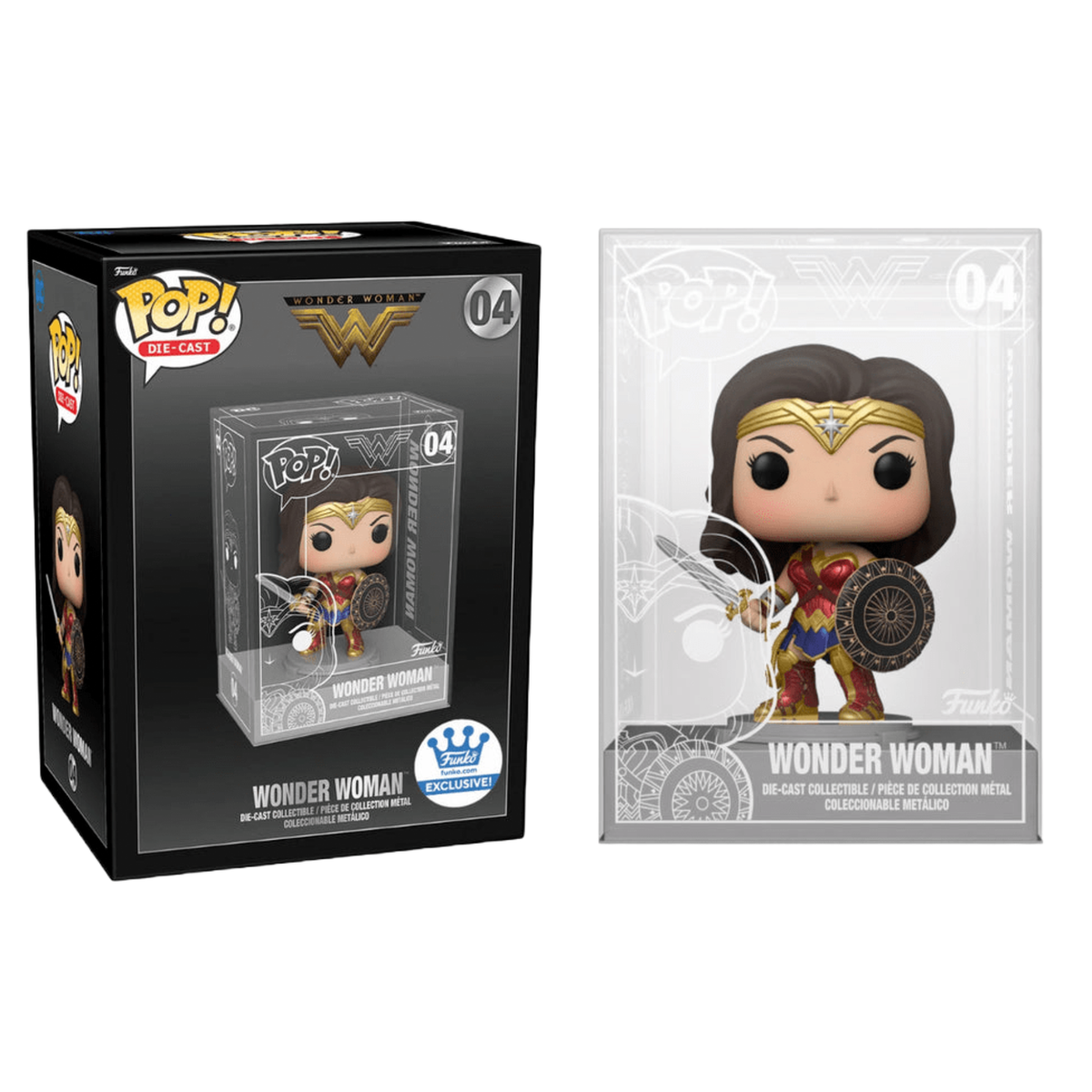 Funko Pop! Wonder Woman 04 Die-Cast Collectible Exclusive