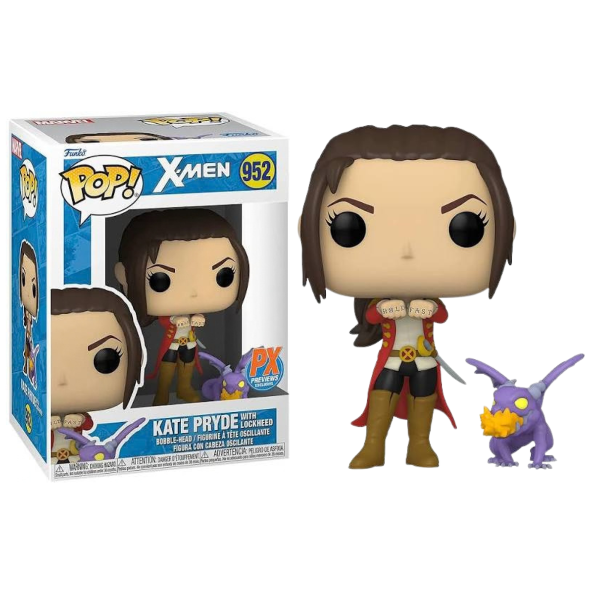 Funko Pops Marvel X-men Kate Pryde with Lockheed 952