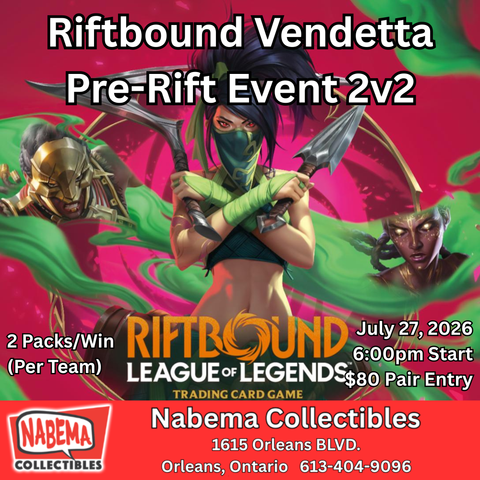 Riftbound Vendetta 2v2 Pre-Rift Event July 27