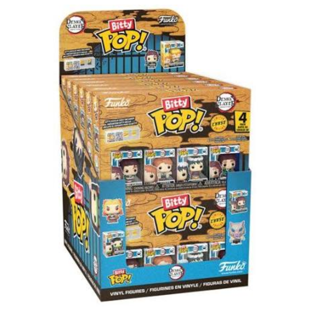 FUNKO BITTY POP 4PK Demon Slayer - 1 RANDOM Demon Slayer 4 PACK