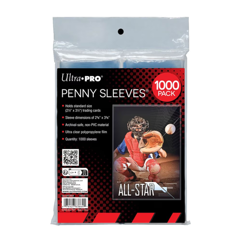 ULTRA PRO PENNY SLEEVES CARD SLEEVES STORE SAFE 1000ct