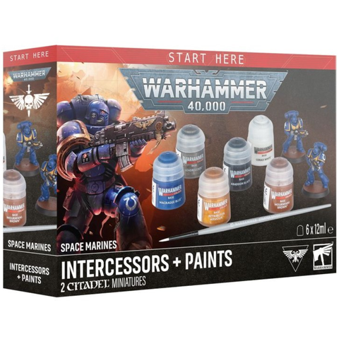 Warhammer Starter Kit Intercessors and Paints