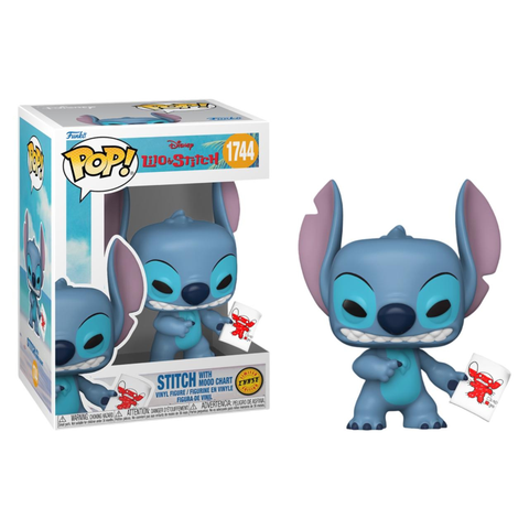 Funko Pop Movies Disney Lilo & Stitch Stitch With Mood Chart 1744 Chase
