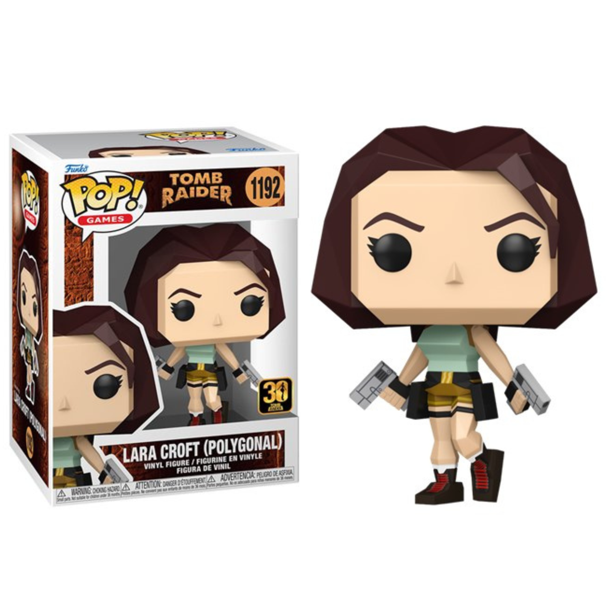 Funko Pop Games Tomb Raider Lara Croft (Polygonal) 1192 30 Tomb Raider Special