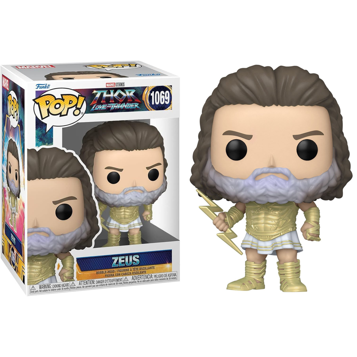 Funko Pop Marvel Thor Love And Thunder Zeus 1069