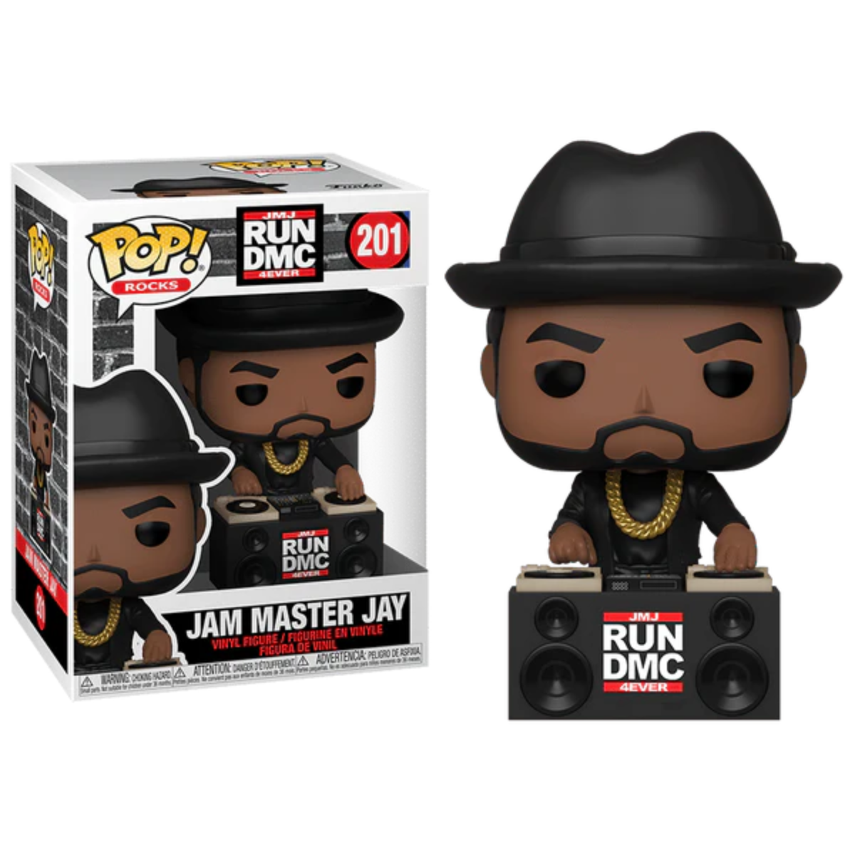 Funko Pop Music Rocks JMJ Run DMC 4EVER Jam Master Jay 201