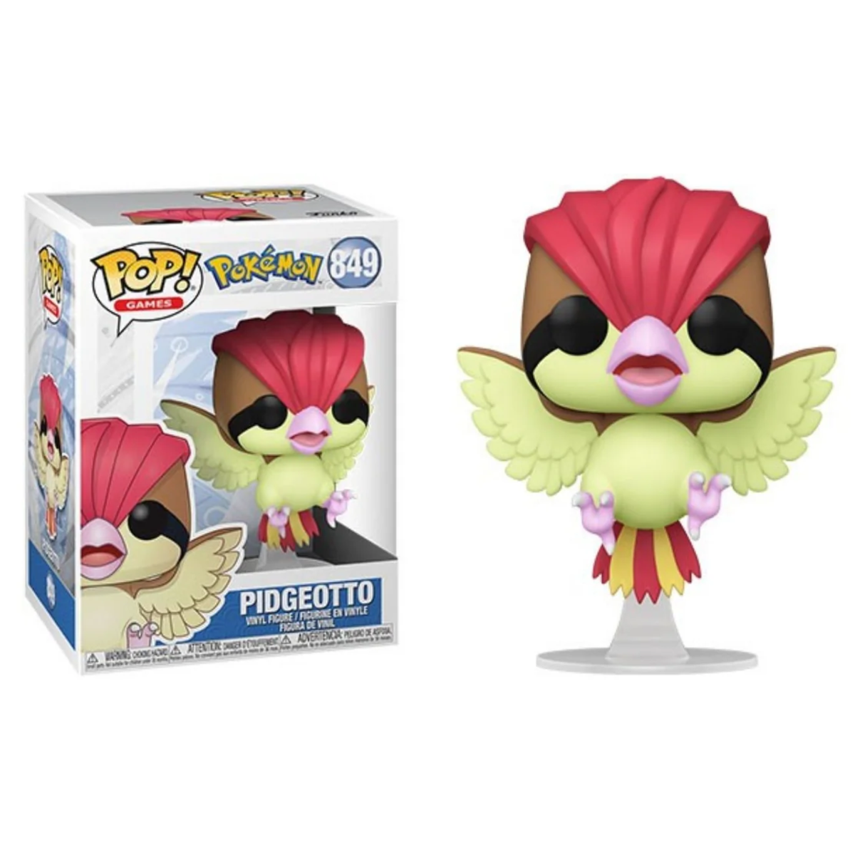 Funko Pop Pokemon Pidgeotto 849