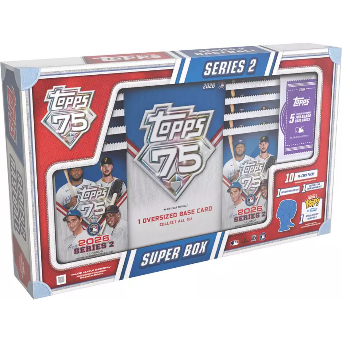 Topps 75 MLB 2026 Series 2 Baseball Trading Cards Super Box