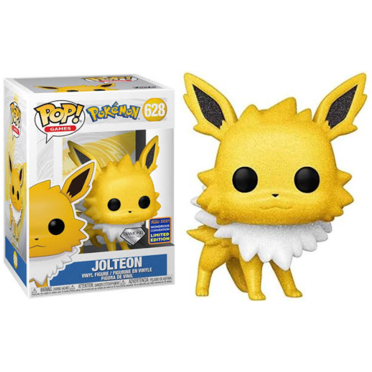 Funko Pop Pokemon Diamond Collection 2021 Wondrous Convention Jolteon 628