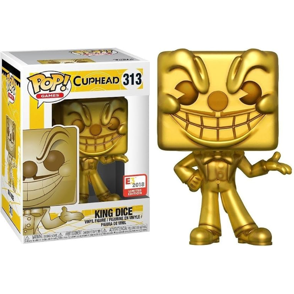 Funko Pop Cuphead E3 2018 Limited Edition King Dice 313