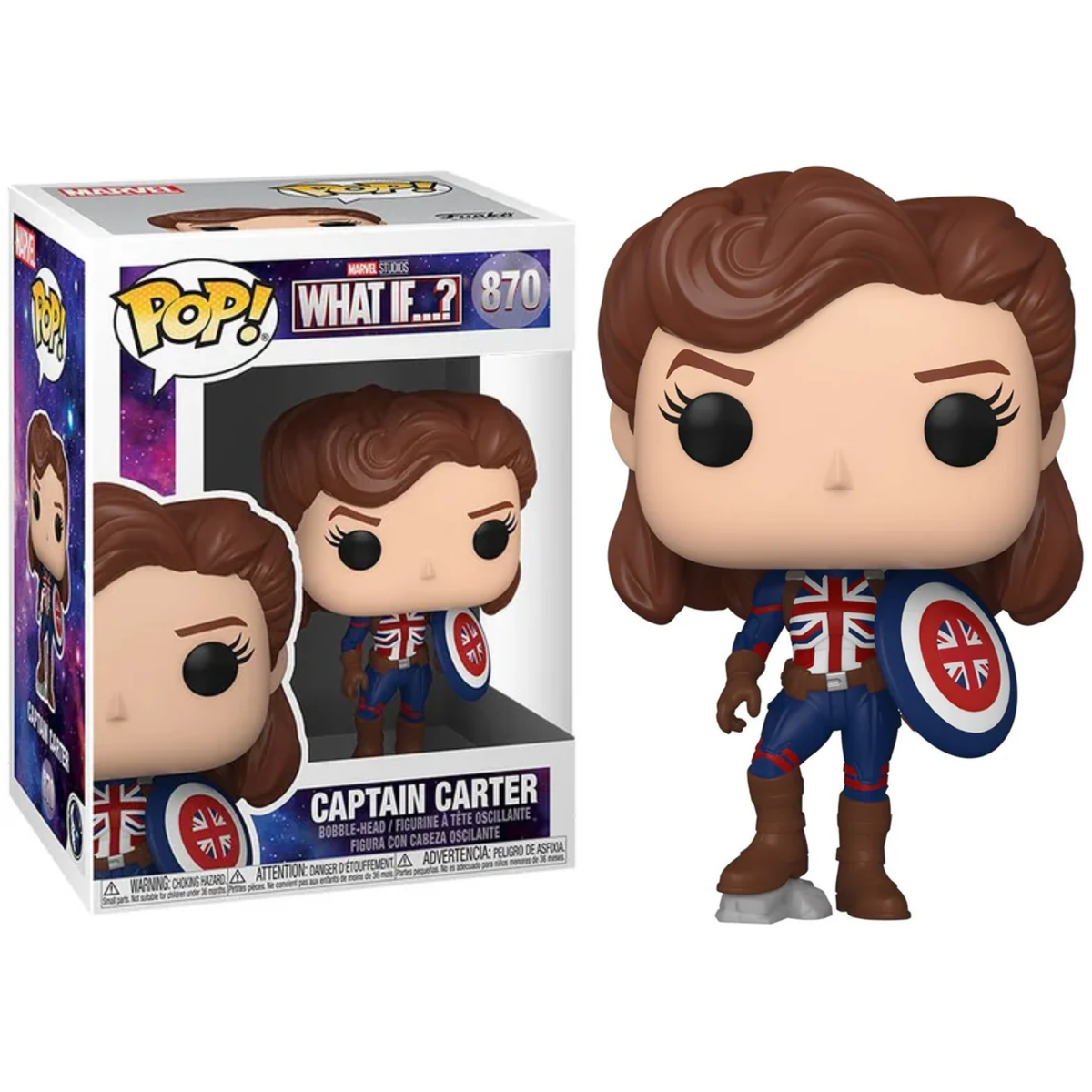 Funko Pop Marvel What If Captain Carter 870