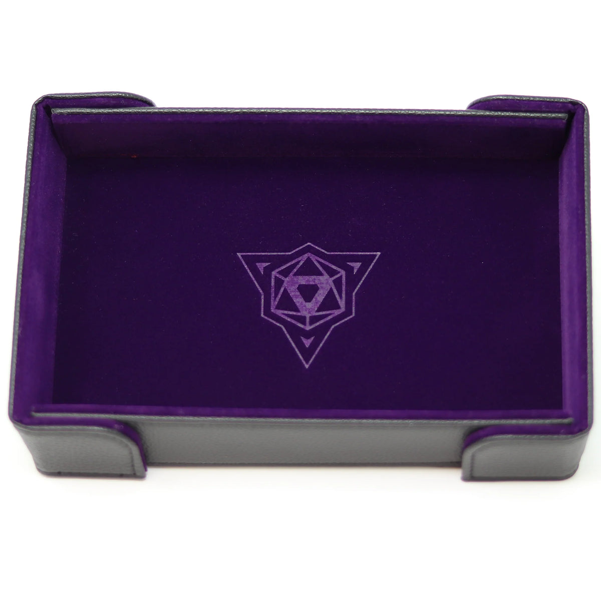Die Hard Dice Magnetic Rectangle Tray: Purple Velvet